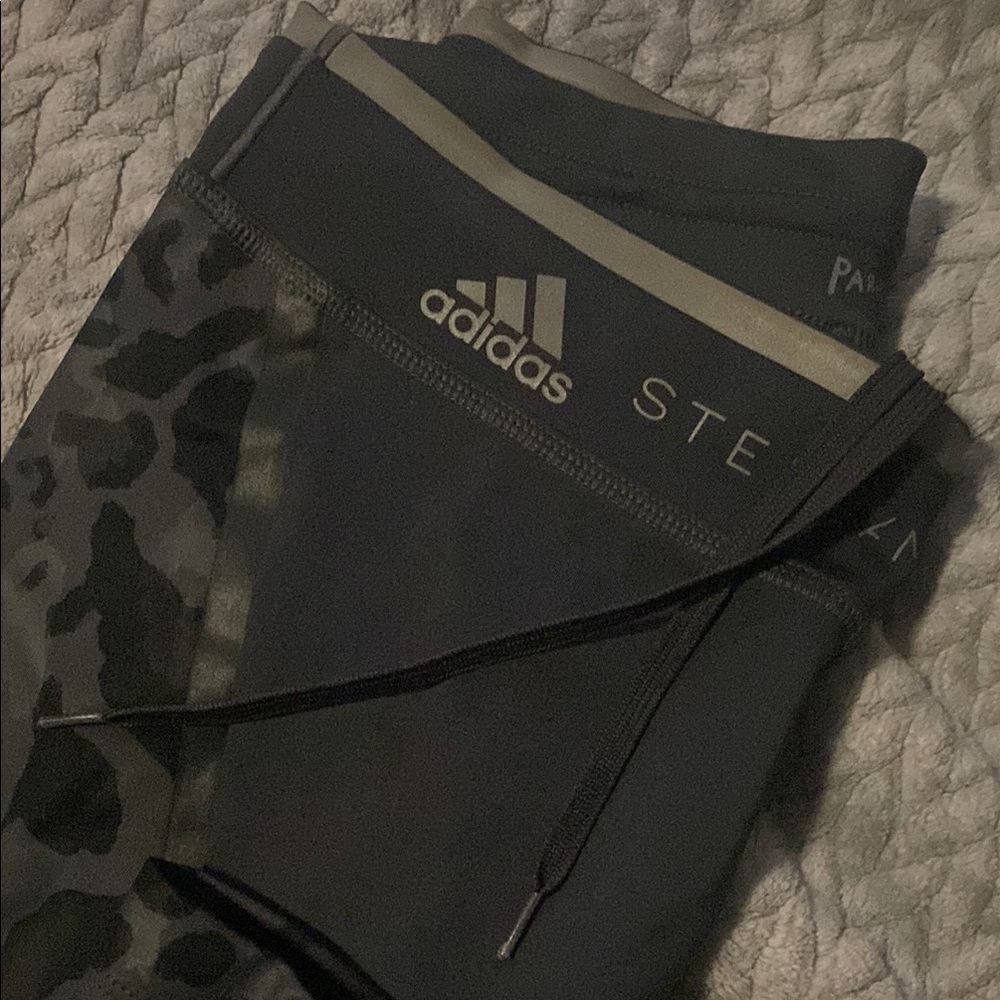 Black and Gray Leggings by Stella McCartney